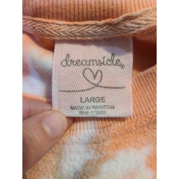Dreamsicle large women's mango surf sweatshirt - Picture 3 of 6